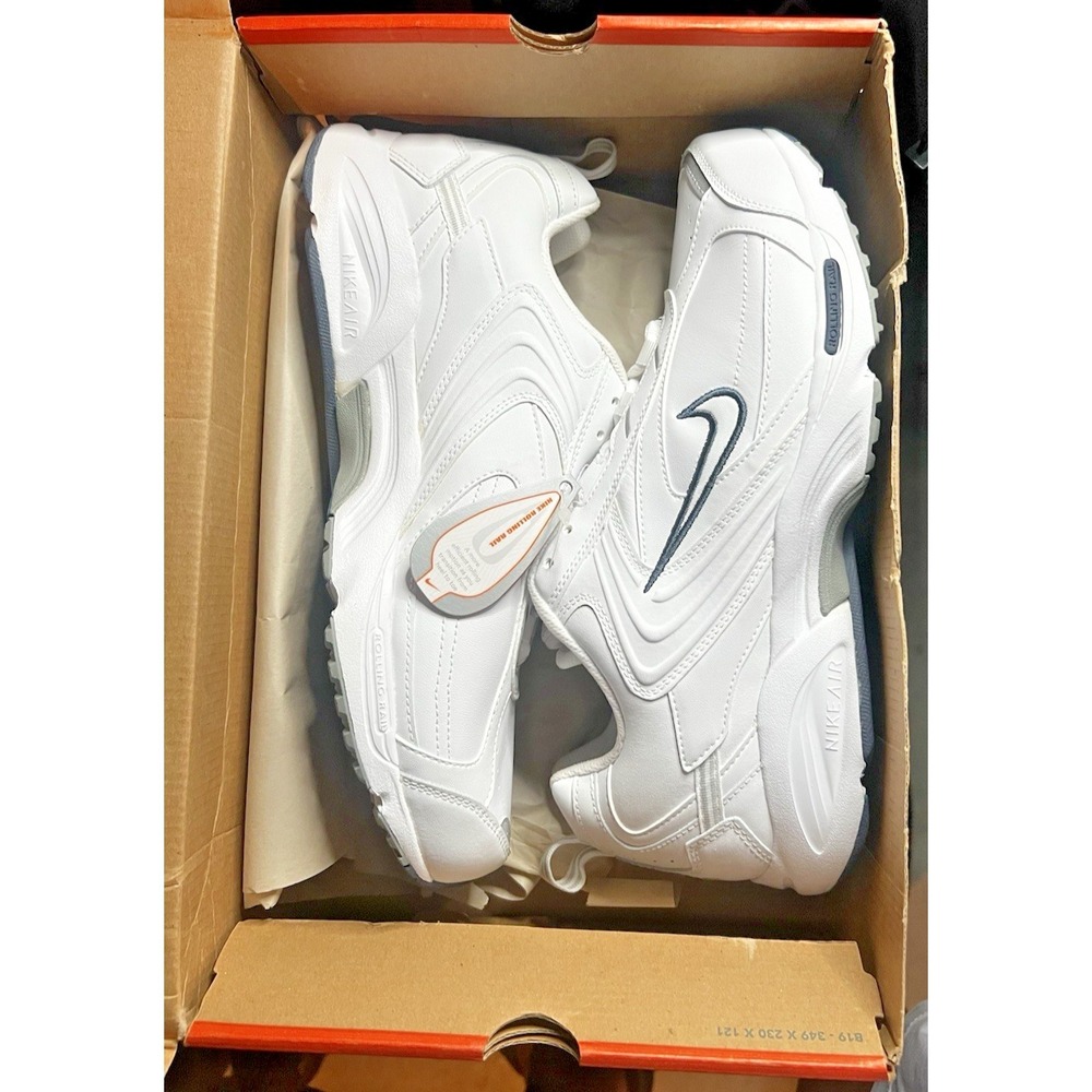 NIB Nike Air Impel White Med Leather Athletic Shoes Men's Size 11.5 Wide (4E)